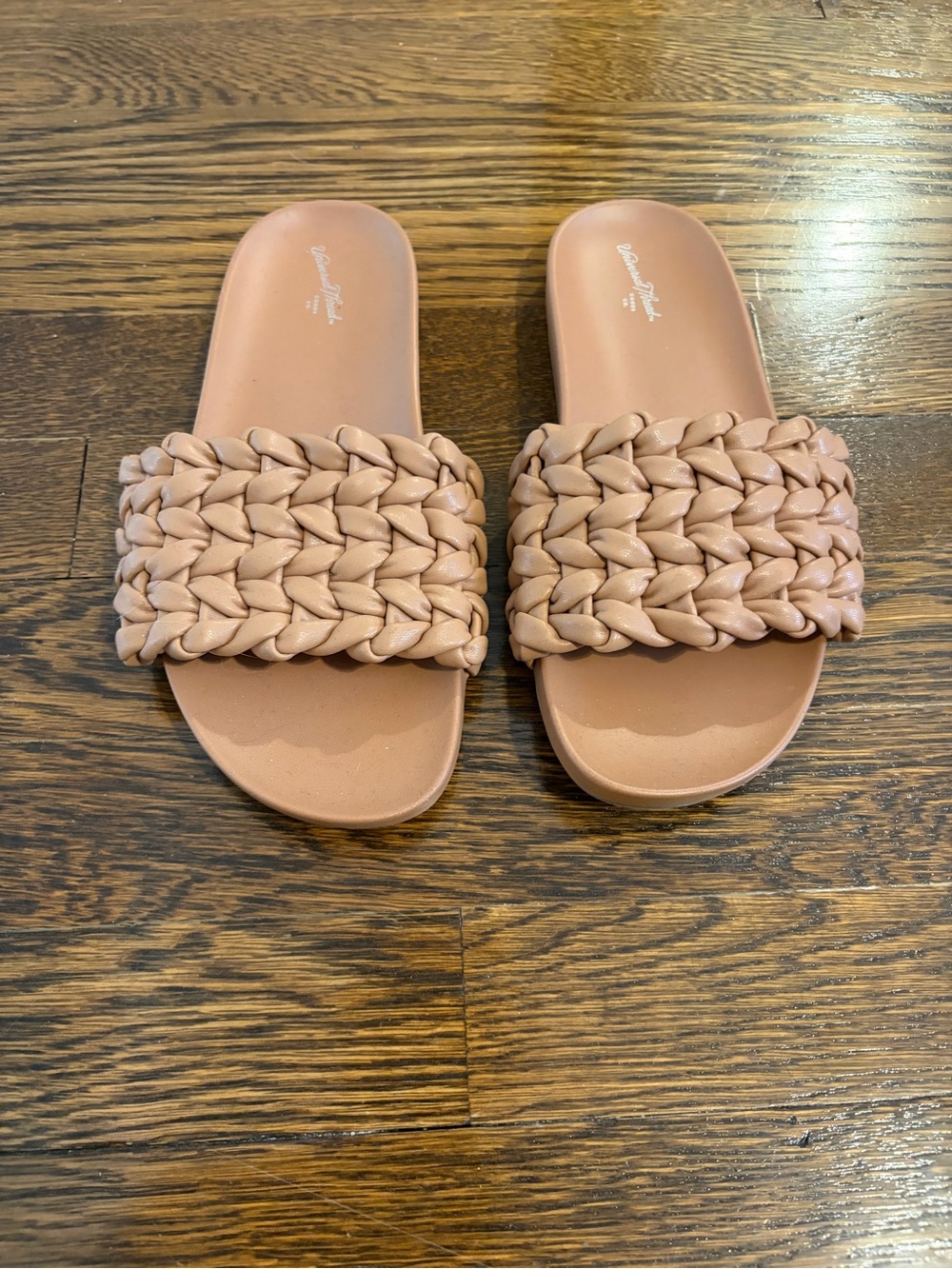 Universal Thread Braided Slide Sandals in Blush